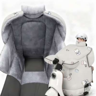 挡风被电动车冬加绒加大加厚全包防寒防侧漏防风双面防水法兰绒罩