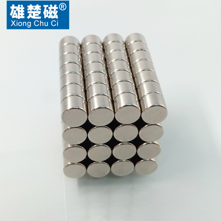 直供圆形磁铁D6*4/5/6mm钕铁硼强磁铁吸铁石磁扣磁钢
