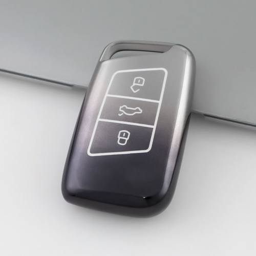 适用2025款迈腾b8钥匙套新款渐变色设计迈腾330汽车钥匙包壳