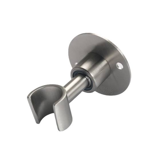 不锈钢花洒支架免打孔 喷头墙夹座手持淋浴莲蓬头固定底座