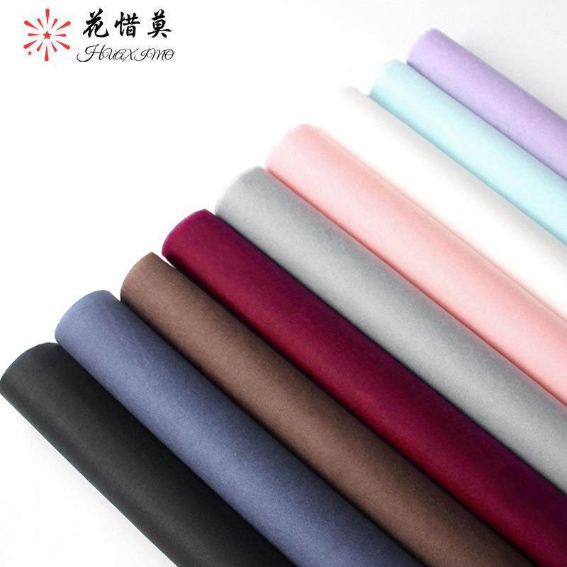 鲜花包装纸 韩式雪梨纸内衬花店用品拷贝纸鲜花工艺礼品包装材料定制