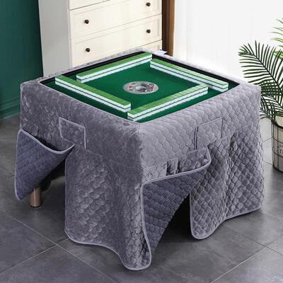 加厚全自动麻将机桌布罩套电炉罩烤火罩新款正方形电烤桌罩子定制