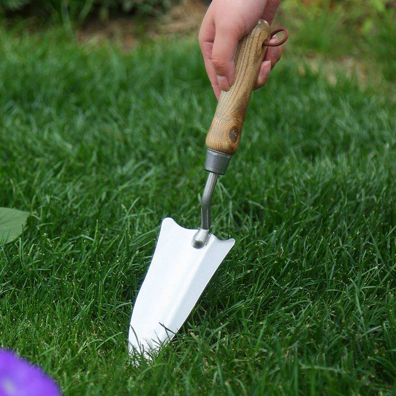 园林尖铲园艺种花菜工具养花除草盆栽铲土户外家用小铁揪