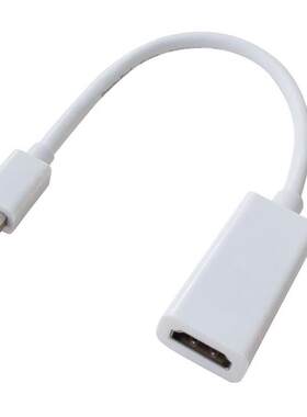 迷你displayport to HDMI转接头雷电mini dp转高清母转换器连接线定制
