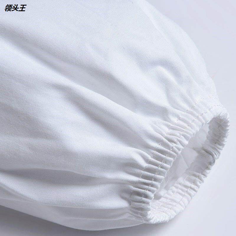 套袖办公白色棉袖套厨师工作医用卫生食堂餐厅厨房小吃清洁袖套