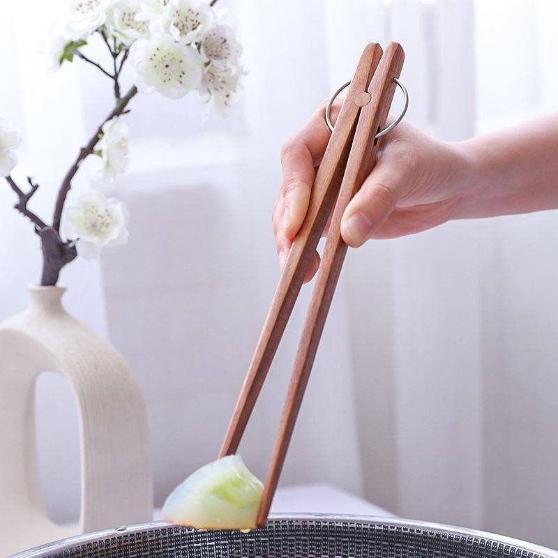 直供相思木木夹质食品夹子厨房烧烤食物夹甜品糕点面包夹