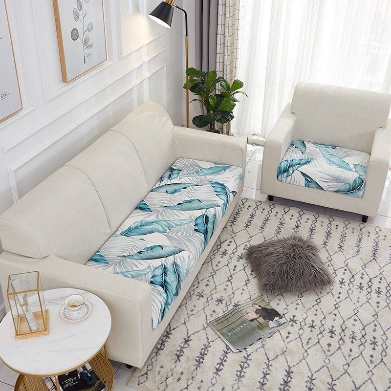 沙发半包坐垫套 纯色简约懒人沙发罩四季通用沙发笠单双人组合