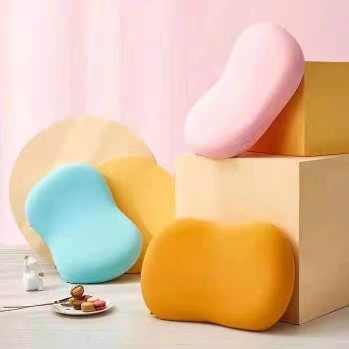 源头现货大美妆蛋猫咪肚皮枕芯记忆棉枕头柔软侧睡枕定制