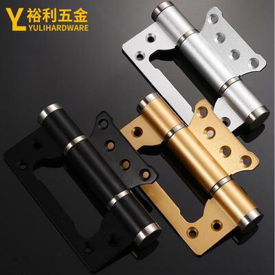 铝合金液压子母合页5寸弹簧加厚活页隐形门自动闭门器定制
