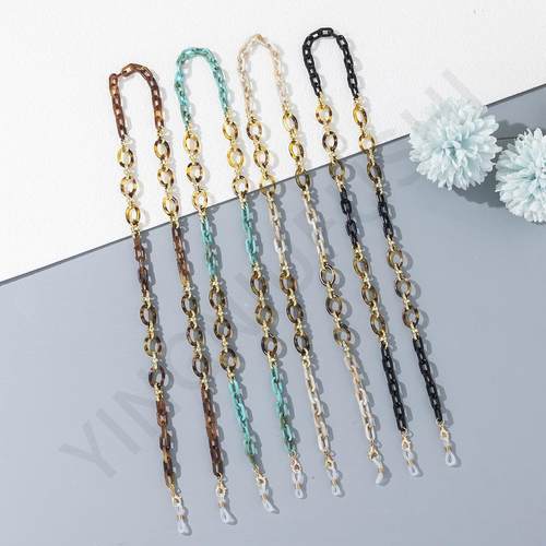 新款复古亚克力拼接眼镜