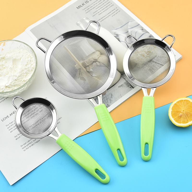 不锈钢网筛面粉筛 豆浆果汁漏网勺 中药过漏网勺厨房工具