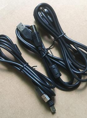 USB2.0打印线 A公对B公 带真磁环 高速方口黑色1.5米打印机数据线定制