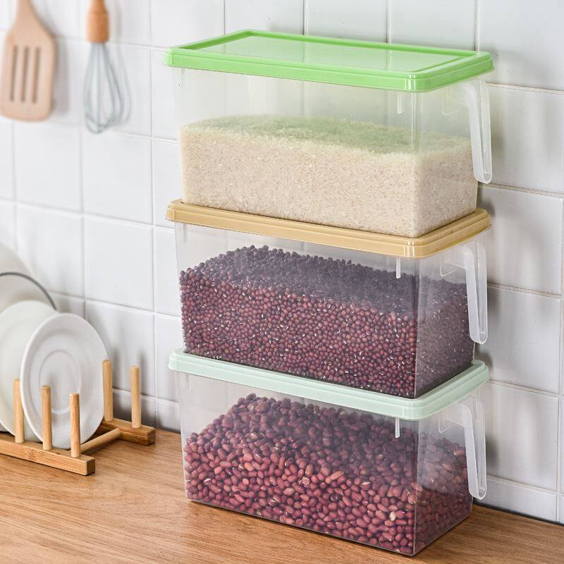 冰箱收纳盒 日式塑料抽屉式透明长方形食品保鲜盒 冷冻储物盒