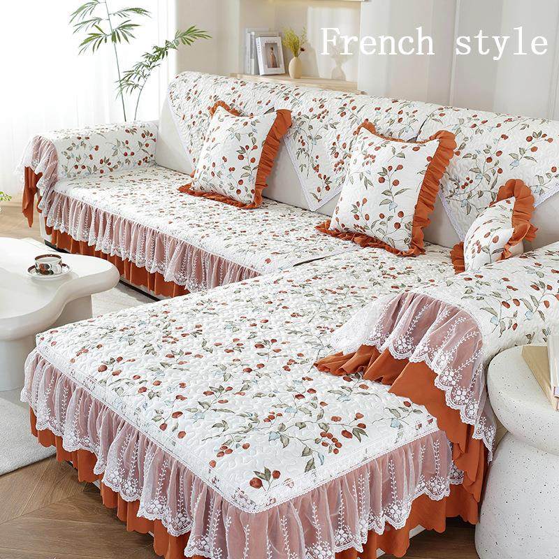 沙发垫小碎花浪漫法式风格沙发套布四季通用高端欧式沙发垫子定制,居家布艺,沙发套,淘宝优惠券,粉丝福利购,淘宝优惠卷