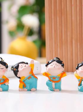 创意唐朝淑女宫廷摆件系列古风可爱娃娃中国风工艺品家居装饰摆件