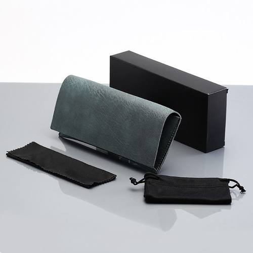 2025新款太阳镜平光镜软包套装墨镜盒皮革眼镜盒