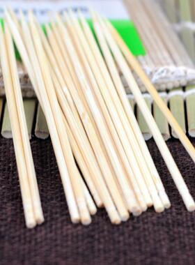 10cm加长竹制长牙签 家用水果签 单头烧烤签 1000支装一次性竹签