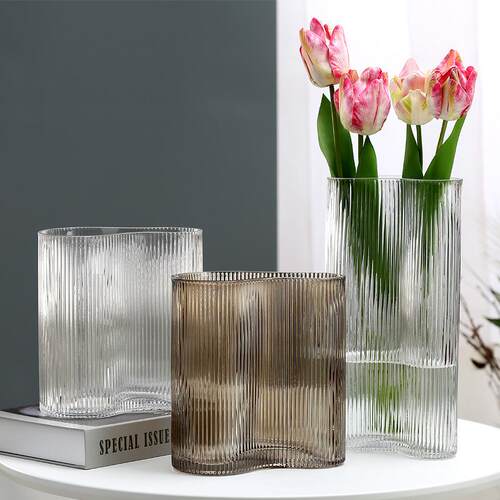 北欧创意水养ins透明花瓶水培客厅插花器现代插花摆件诚招代理