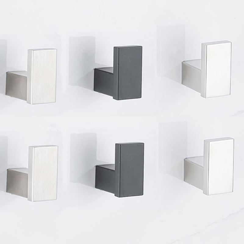 不锈钢挂衣钩 玄关试衣间衣帽钩壁挂浴室毛巾挂钩酒店方款单钩