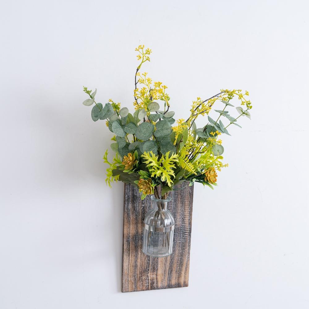 INS风金钱枝仿真花厂家绿植物假花婚庆跨境装饰品DY1-3227定制