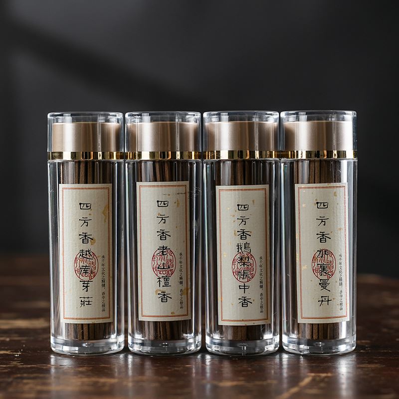 线香熏香家用天然香四方短香老山檀香芽庄沉香鹅梨帐中香