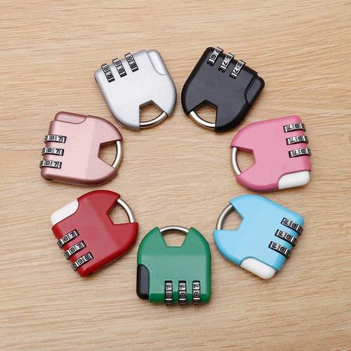 迷你锌合金密码锁生产行李箱包挂锁背包拉杆箱锁具直销定制