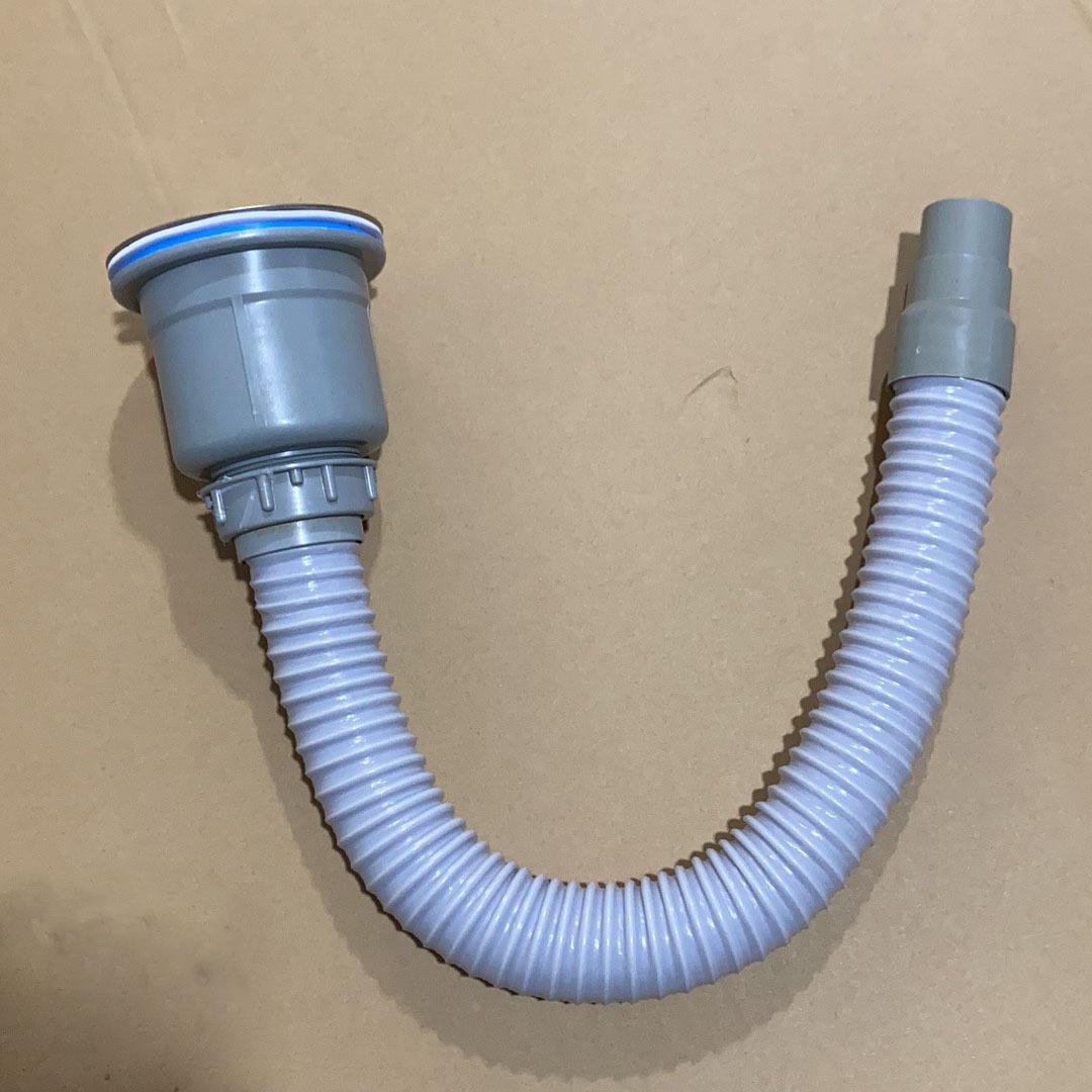 菜盆单槽不带溢水下水管水槽单双槽下水管下水器不锈钢水槽下水管