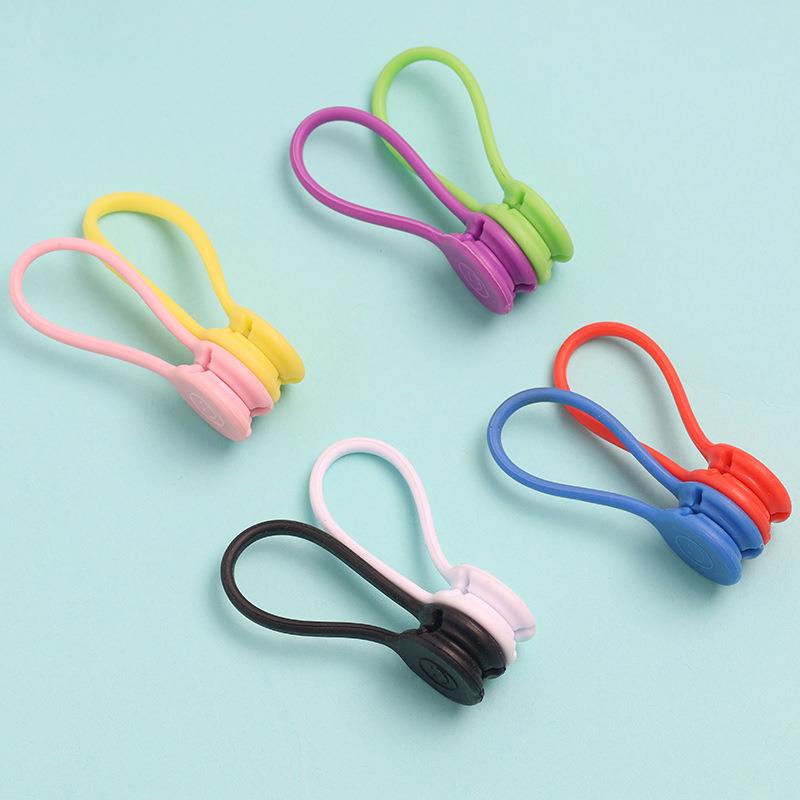 磁吸耳麦手机数据线理器