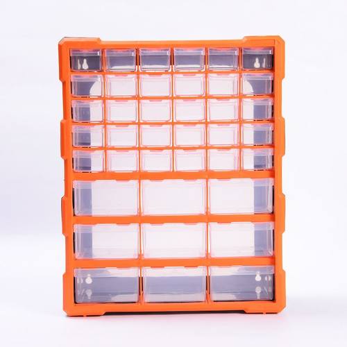 39格抽屉式塑料零件盒 工厂电子元件整理分类盒收纳柜