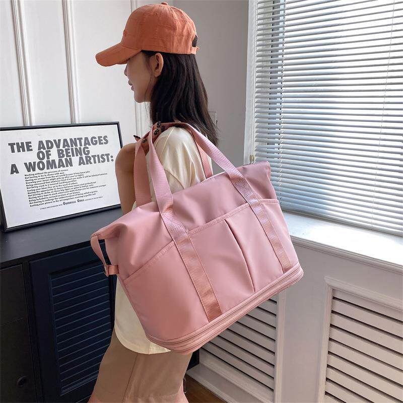 新款加大扩容旅行包出差便携待产收纳大容量女手提运动健身包