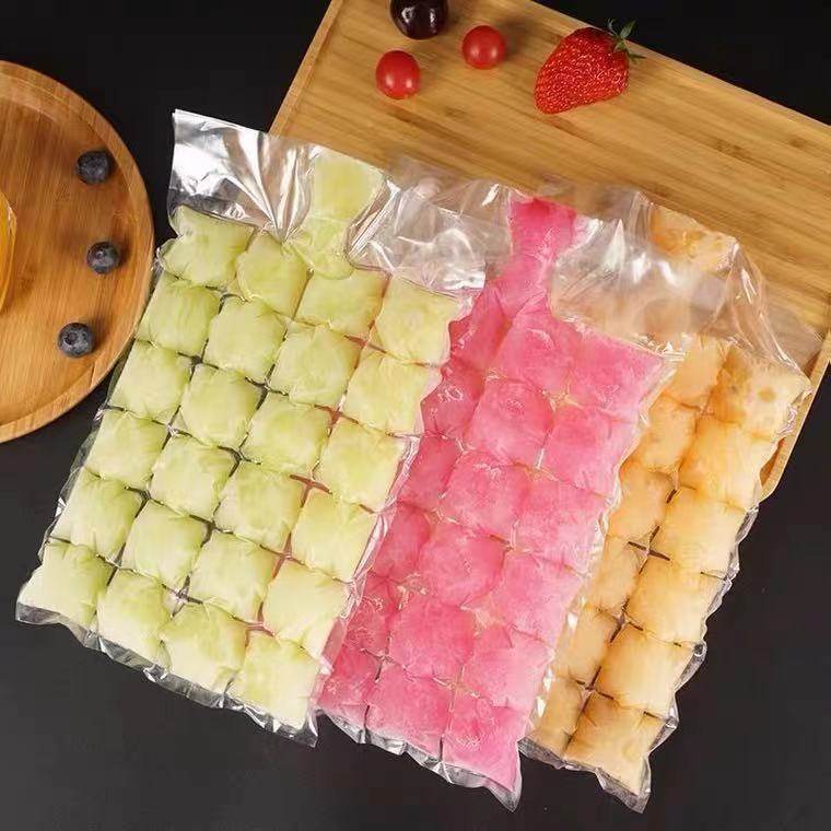 冰格袋夏季冰包自封口一次性冰袋厨房小工具制冰袋冰格袋冰块模具