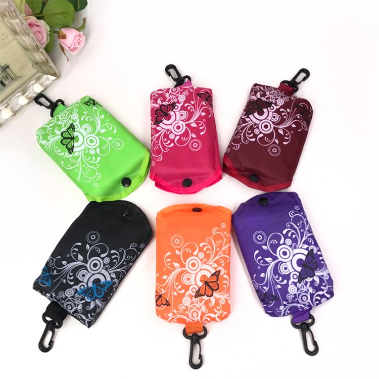 现货可折叠购物袋便携超市购物包大号牛津布包手提袋子杂物收纳包