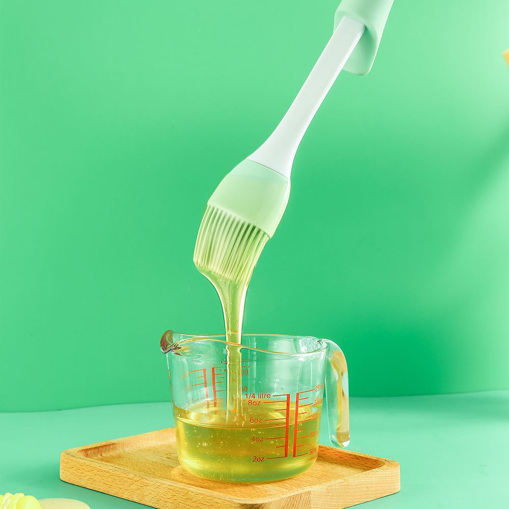 现货硅胶油刷刮刀烧烤刷 牛油刮铲 硅胶油刷奶油刮刀厨房烘焙工具