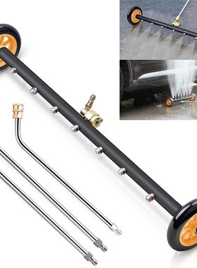 高压清洗机水枪7孔喷头市政环卫清洗地面喷头洗车底水扫帚4000psi