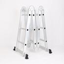 直销多功能折叠梯子 关节伸缩双面伸缩人字梯定制 铝合金家用梯子