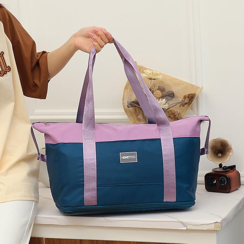 牛津布旅行包大容量行李袋干湿分离游泳健身包待产包收纳袋