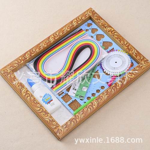 衍纸盒装1808套装7件套第二代模板工具衍纸条套装材料包义乌定制