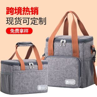 保温袋手提便当包加厚大号野餐包铝箔午餐包牛津布冰包