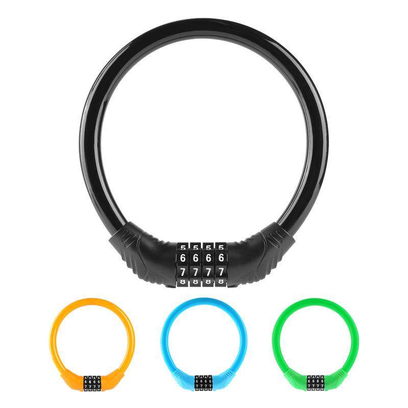 自行车锁密码锁单车防盗五位密码锁便携式加长加粗山地车防盗固定,基础建材,车锁,淘宝优惠券,粉丝福利购,淘宝优惠卷