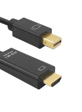 1.8米 迷你DP转HDMI 4K*2K Mini Displayport to hdmi超清转接线定制