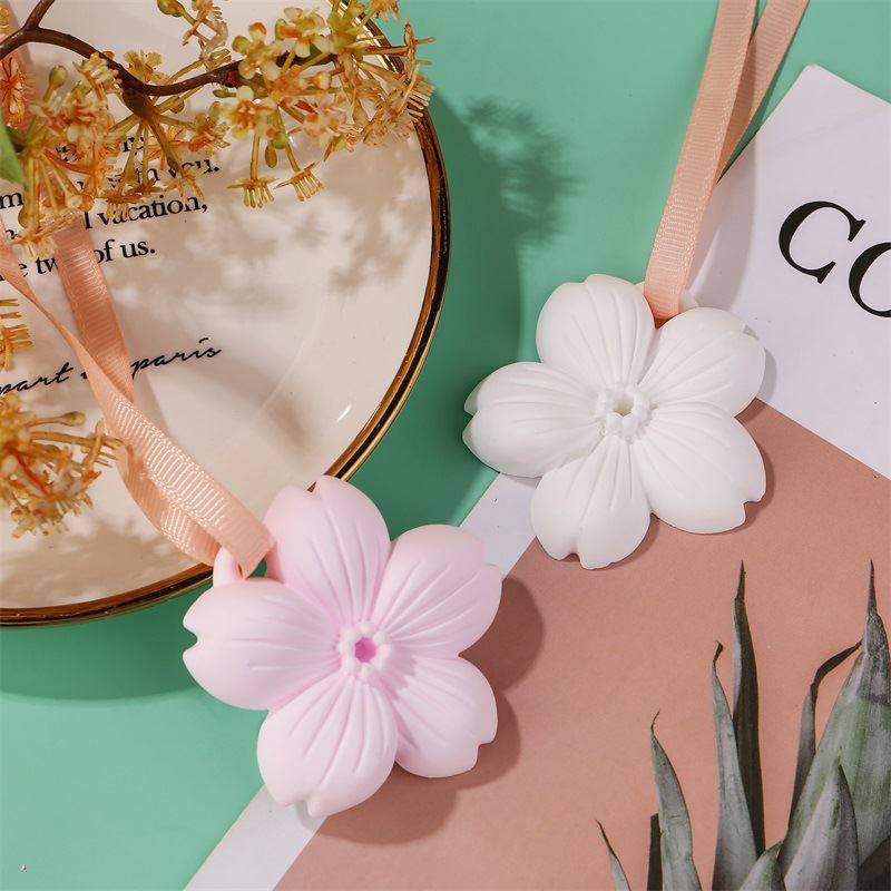 五瓣花石膏香薰家居卧室除味留香固体香氛衣柜香水挂件