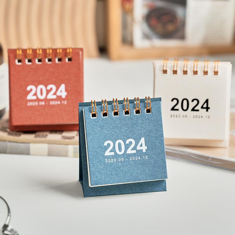 早沫2025年迷你简约小台历 ins创意口袋便携日历打卡计划桌面摆件定制