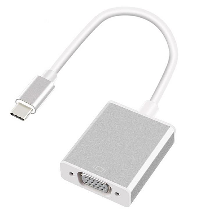 USB 3.1 type-c 转vga高清数据线笔记本电脑3.1toVGA显示器连接线定制