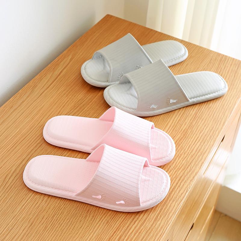 家居拖鞋时尚室内情侣女 夏季浴室防滑居家男士PVC凉拖鞋定制