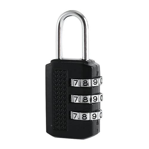 3位健身房更衣柜橱柜仓库大门防盗窗箱包大小号密码挂锁 定制