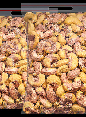 带皮大腰果仁500g盐焗紫皮新货越南特产原味坚果干果年货零食批发