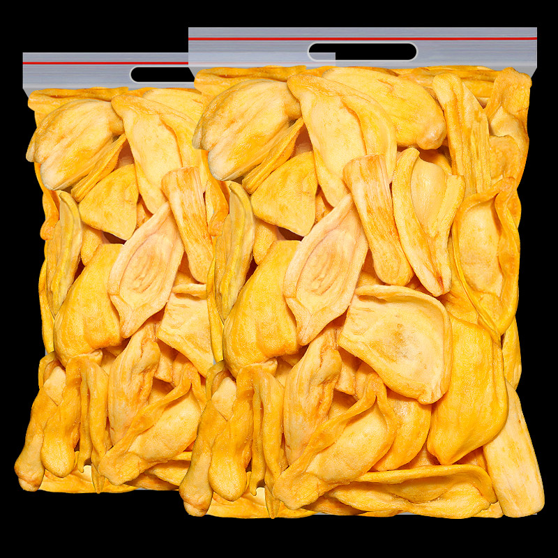 菠萝蜜干500g净重脱水水果干即食零食大片菠萝蜜果蔬脆休闲食品