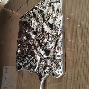 不锈钢创意水滴壁饰室内商场酒店餐厅客厅壁挂墙面装饰工艺品挂件