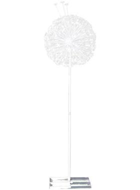 不锈钢发光蒲公英雕塑游乐场文创园售楼公园铁艺花朵摆件造景小品