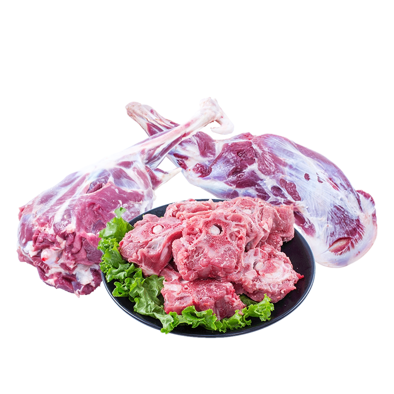 千户侯右玉有机羊肉新鲜羊腿蝎子